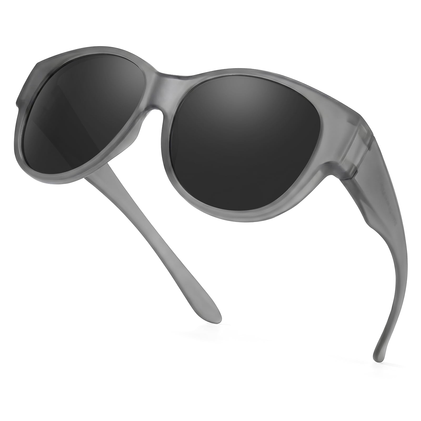 TJUTR Oversized Fit Over Sunglasses for Women Trendy Polarized Sun Glasses Over Prescription Glasses with UV400 Protection