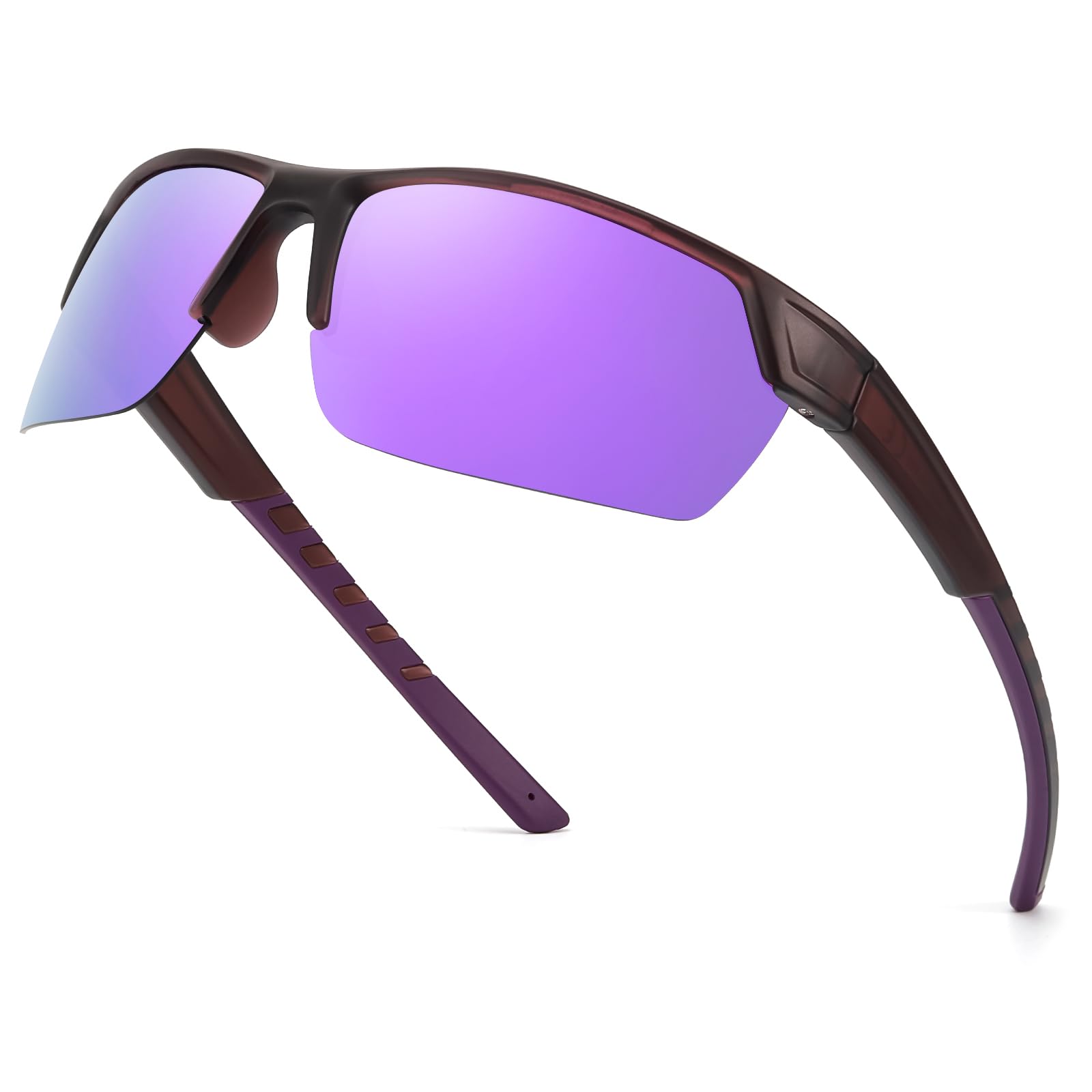 TJUTR Running Sunglasses for Women, Polarized Wrap Around Sun Glasses with UV400 Protection for Sports Cycling Golf TS3080
