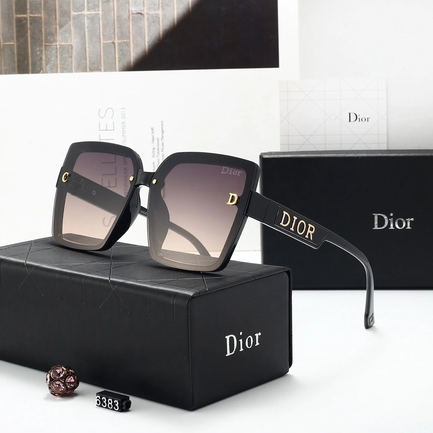 Fashion hot 5 color sunglasses 6383