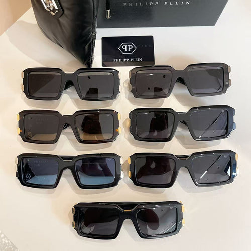 7 color high definition new square frame sunglasses